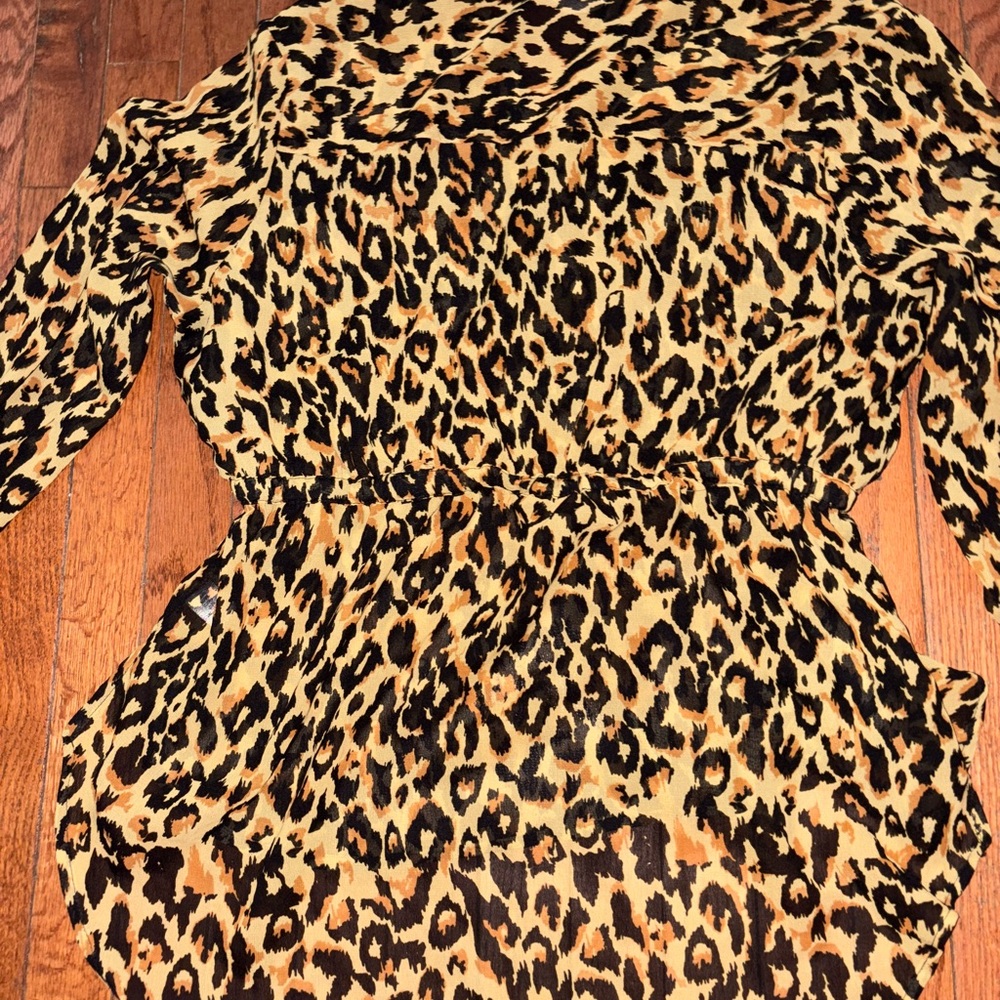 Leopard Print Women's Top